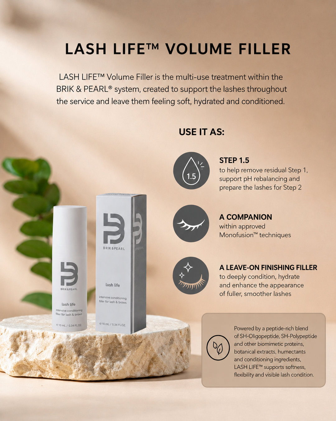 BRIK &amp; PEARL® Lash Lift Volume Filler
