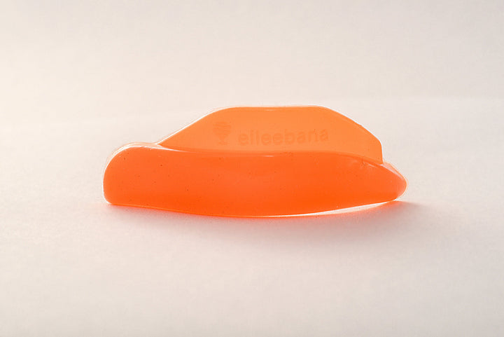 Elleebana Hybrid Flex Shields demonstrating their moldable fit for various eye shapes.