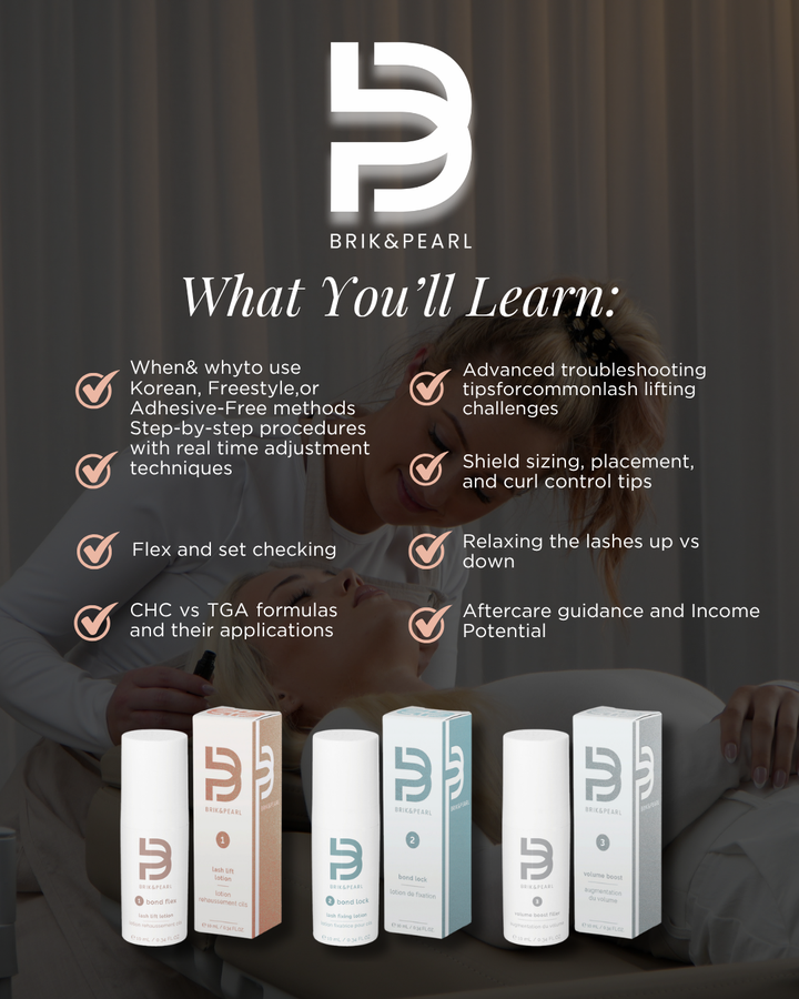 Brik &amp; Pearl Lash &amp; Brow Lab Online Course + Case Study Assessment